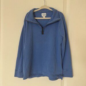 J Crew Crewcuts  Blue Kids' half-zip cotton pullover